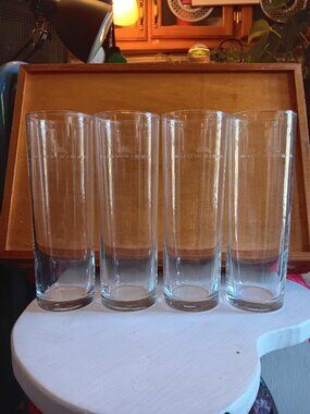 Vintage Budweiser Set 4 Glasses Etched RARE!!!! LQQK!***READ***